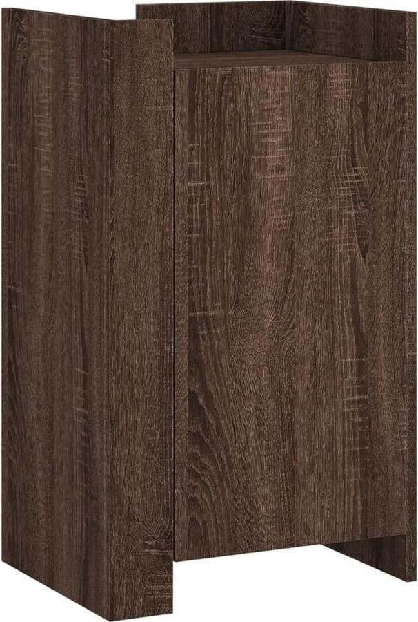 VidaXL Dressoir 45x35x75 cm bewerkt hout bruin eikenkleurig