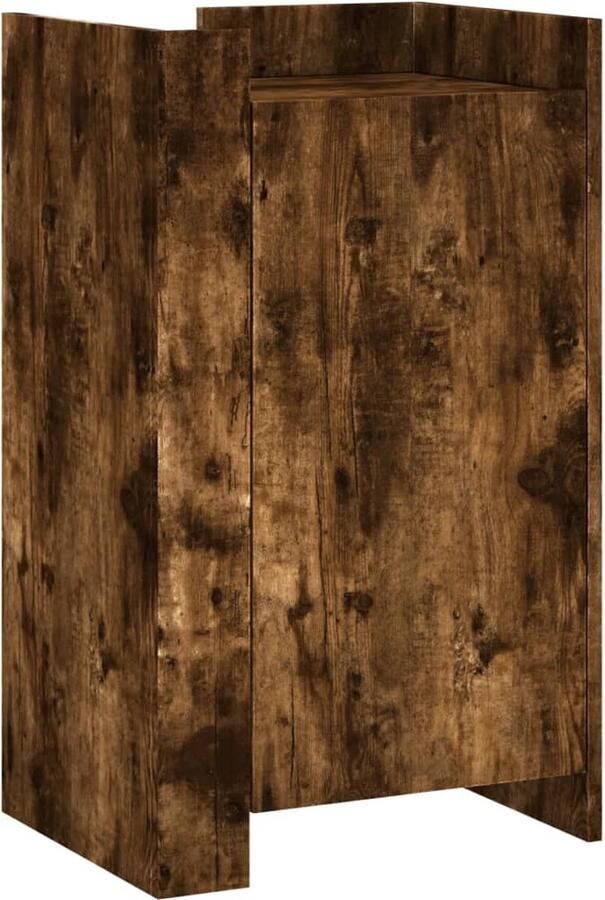 VidaXL Dressoir 45x35x75 cm bewerkt hout gerookt eikenkleurig