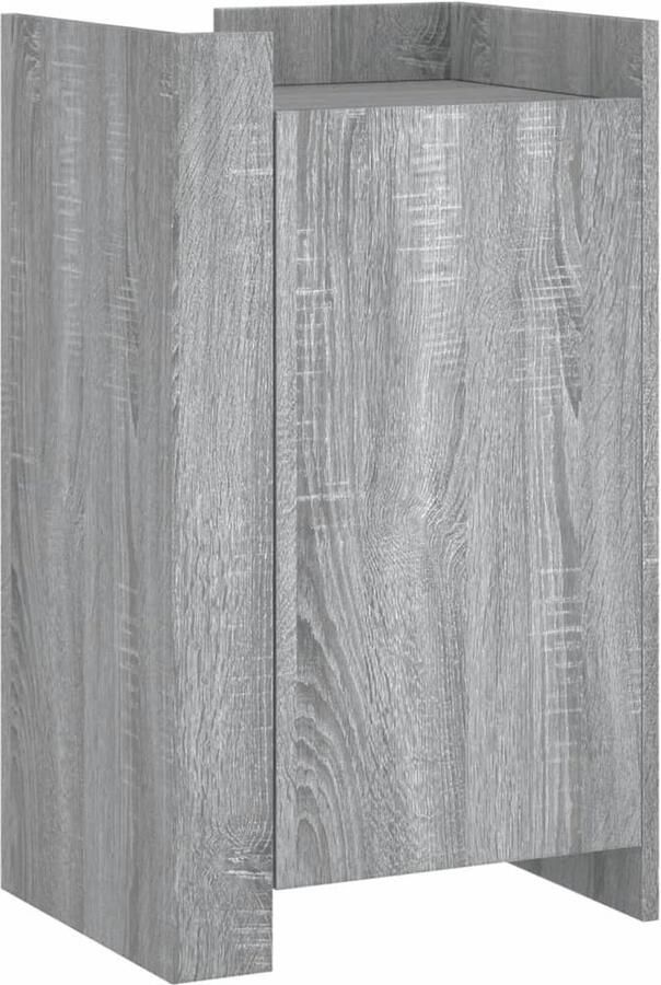 VidaXL Dressoir 45x35x75 cm bewerkt hout grijs sonoma eikenkleurig