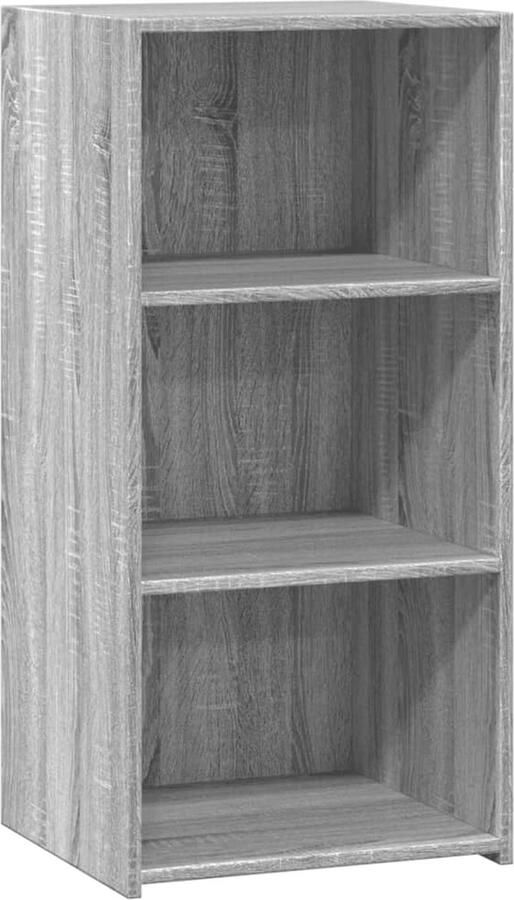 VidaXL Dressoir 45x41x93 cm bewerkt hout grijs sonoma eikenkleurig