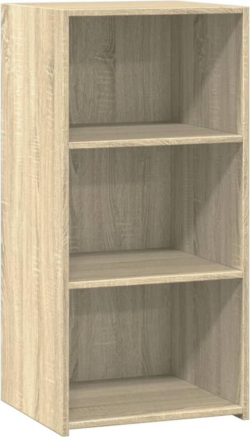 VidaXL Dressoir 45x41x93 cm bewerkt hout sonoma eikenkleurig