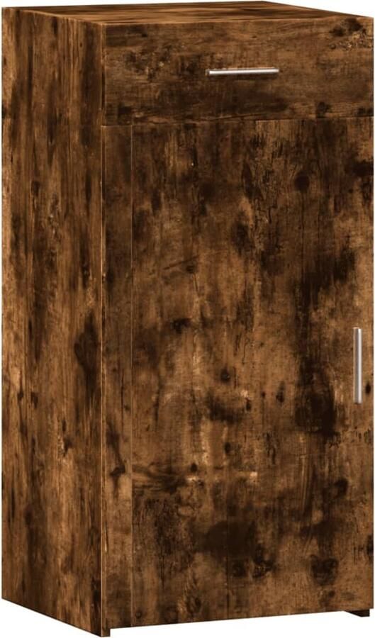 VidaXL Dressoir 45x42 5x93 cm bewerkt hout gerookt eikenkleurig