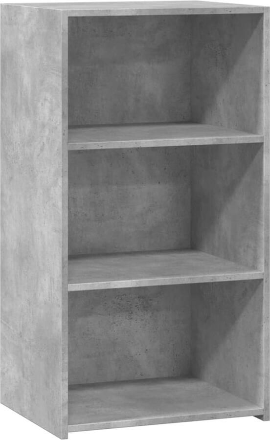 VidaXL Dressoir 50x41x93 cm bewerkt hout betongrijs