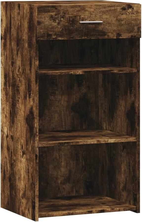 VidaXL Dressoir 50x42 5x93 cm bewerkt hout gerookt eikenkleurig