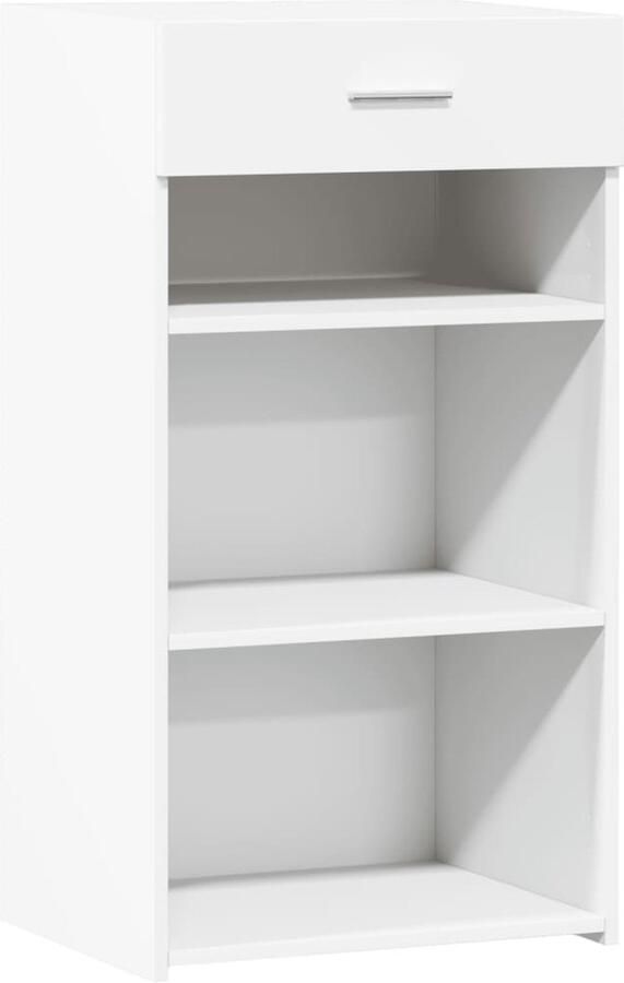 VidaXL Dressoir 50x42 5x93 cm bewerkt hout wit