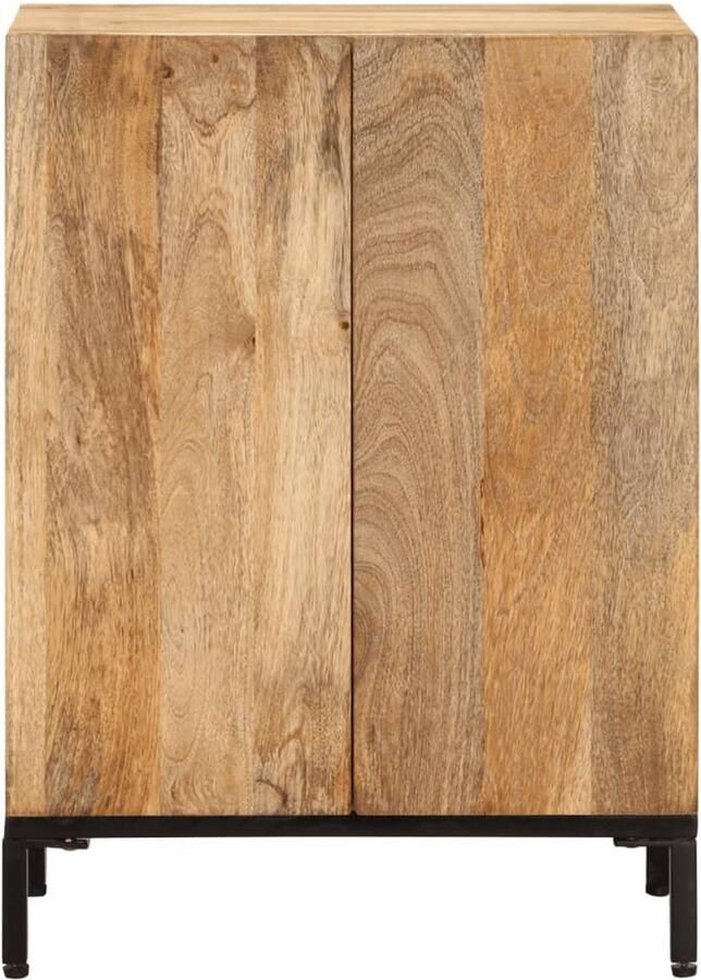 VidaXL Dressoir Massief Mangohout 53x35x72 cm Dressoir Mangohout Dressoir Vintage Dressoir Industriele Kast Salontafel - Foto 2