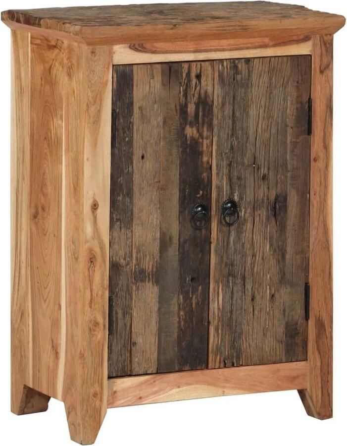 VidaXL -Dressoir-55x33x75-cm-massief-acaciahout-en-gerecycled-hout