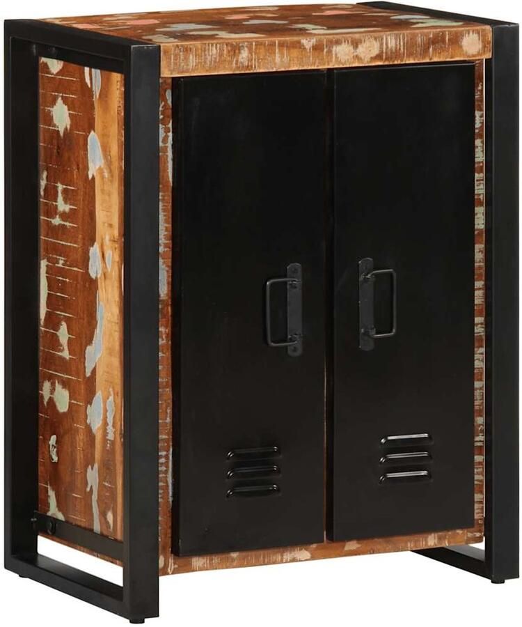 VidaXL Dressoir 55x35x70 cm massief gerecycled hout meerkleurig