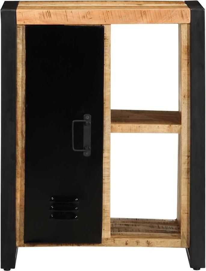 VidaXL Dressoir 55x35x70 cm massief ruw mangohout - Foto 4