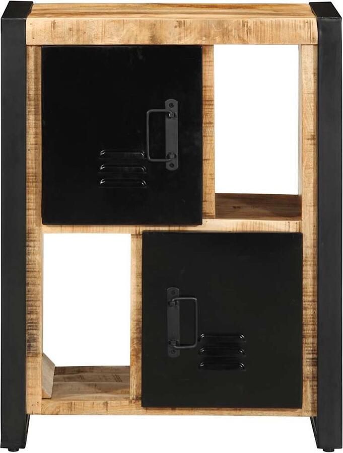 VidaXL Dressoir 55x35x70 cm massief ruw mangohout - Foto 3