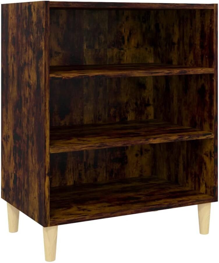 VidaXL Dressoir 57x35x70 cm Gerookt Eiken Kleur Boekenkast Dressoir Opbergkast Buffetkast Salontafel - Foto 2