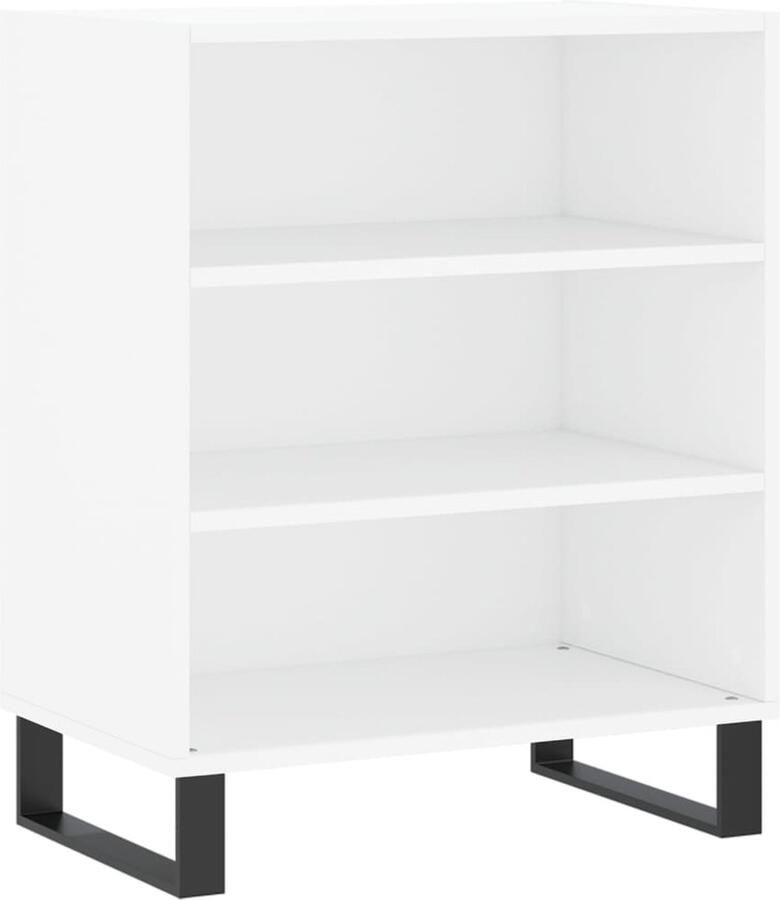 VidaXL -Dressoir-57x35x70-cm-bewerkt-hout-wit - Foto 6