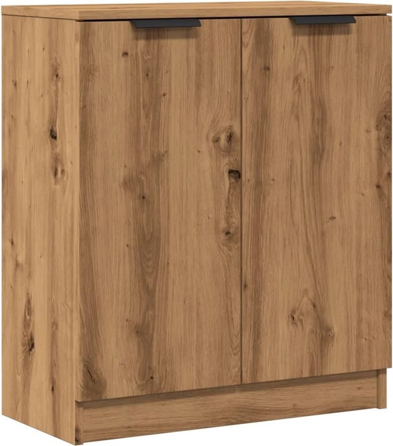 VidaXL Dressoir 60x30x70 cm bewerkt hout artisanaal eikenkleurig
