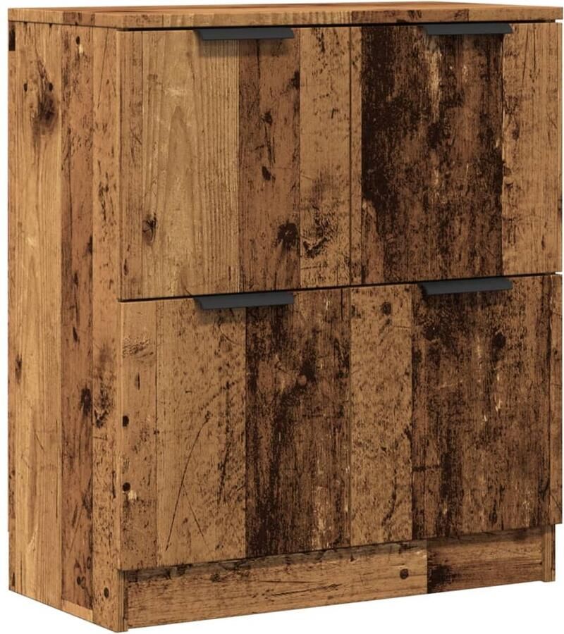 VidaXL Dressoir 60x30x70 cm bewerkt hout oud houtkleurig
