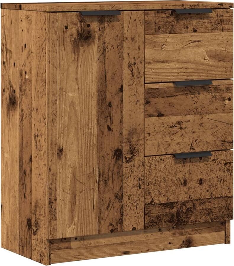 VidaXL Dressoir 60x30x70 cm bewerkt hout oud houtkleurig
