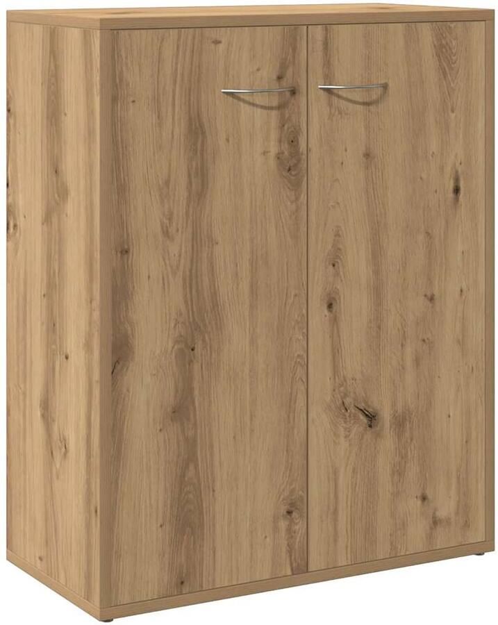VidaXL Dressoir 60x30x75 cm bewerkt hout artisanaal eikenkleur