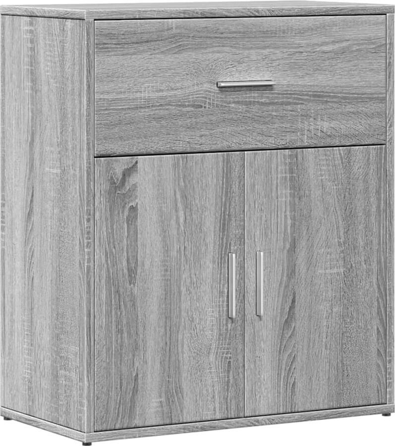 VidaXL -Dressoir-60x31x70-cm-bewerkt-hout-grijs-sonoma