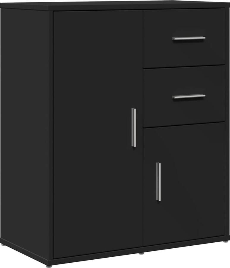 VidaXL -Dressoir-60x31x70-cm-bewerkt-hout-zwart