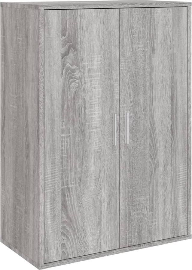 VidaXL -Dressoir-60x31x84-cm-bewerkt-hout-grijs-sonoma
