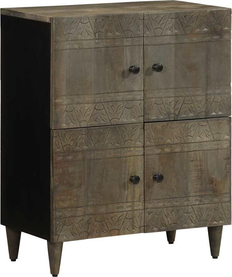 VidaXL Dressoir 60x33x75 cm massief mangohout