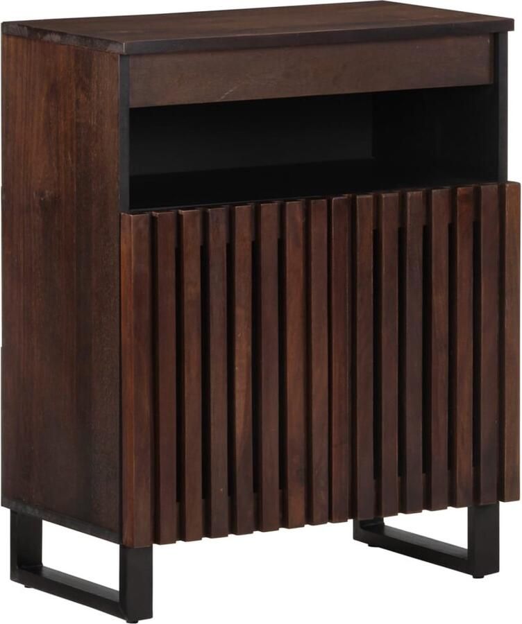 VidaXL Dressoir 60x34x75 cm massief mangohout bruin