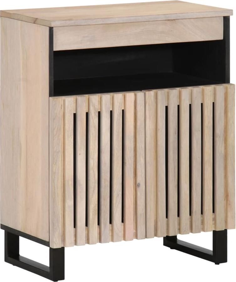 VidaXL Dressoir 60x34x75 cm massief mangohout - Foto 2