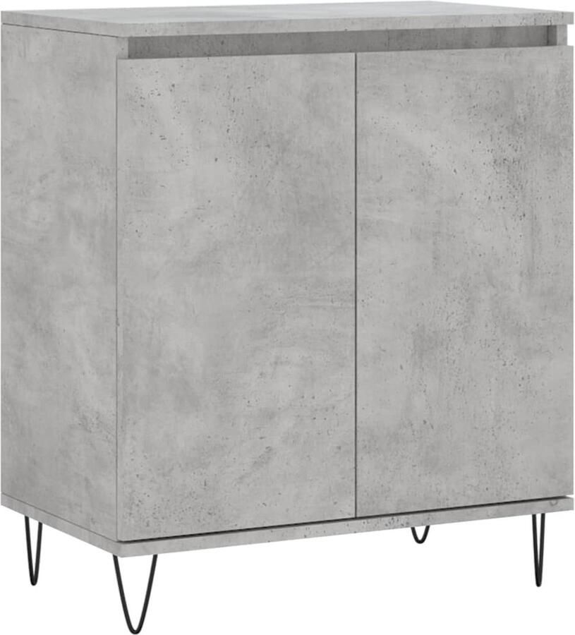 VidaXL -Dressoir-60x35x70-cm-bewerkt-hout-betongrijs - Foto 19