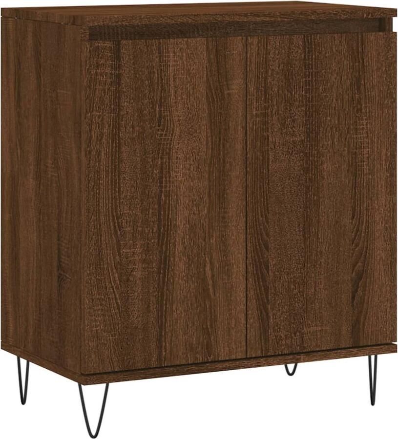 VidaXL -Dressoir-60x35x70-cm-bewerkt-hout-bruineikenkleurig - Foto 17
