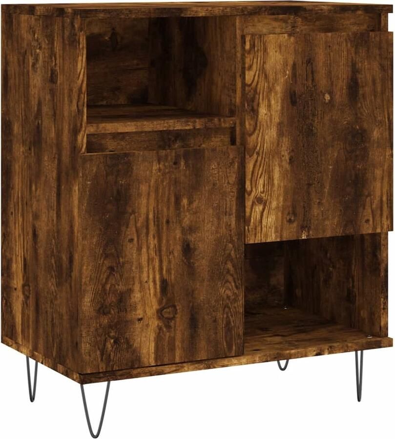 VidaXL -Dressoir-60x35x70-cm-bewerkt-hout-gerookt-eikenkleurig - Foto 15