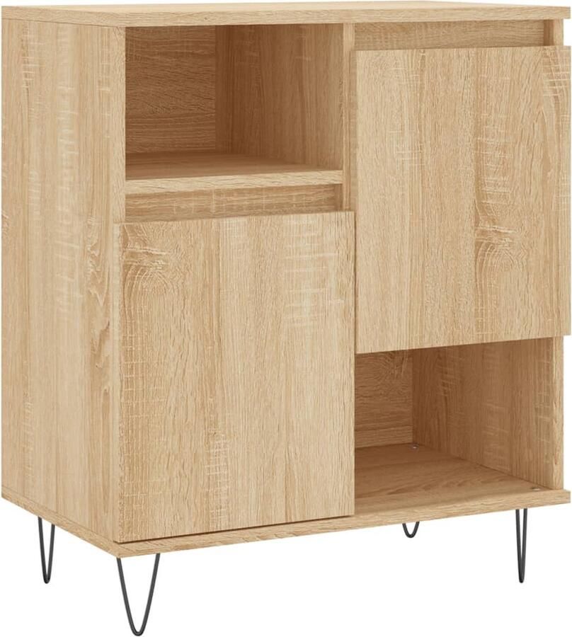 VidaXL -Dressoir-60x35x70-cm-bewerkt-hout-sonoma-eikenkleurig - Foto 6