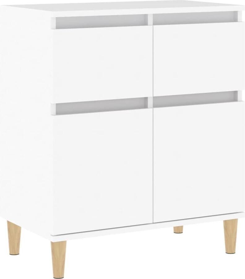 VidaXL -Dressoir-60x35x70-cm-bewerkt-hout-wit - Foto 8