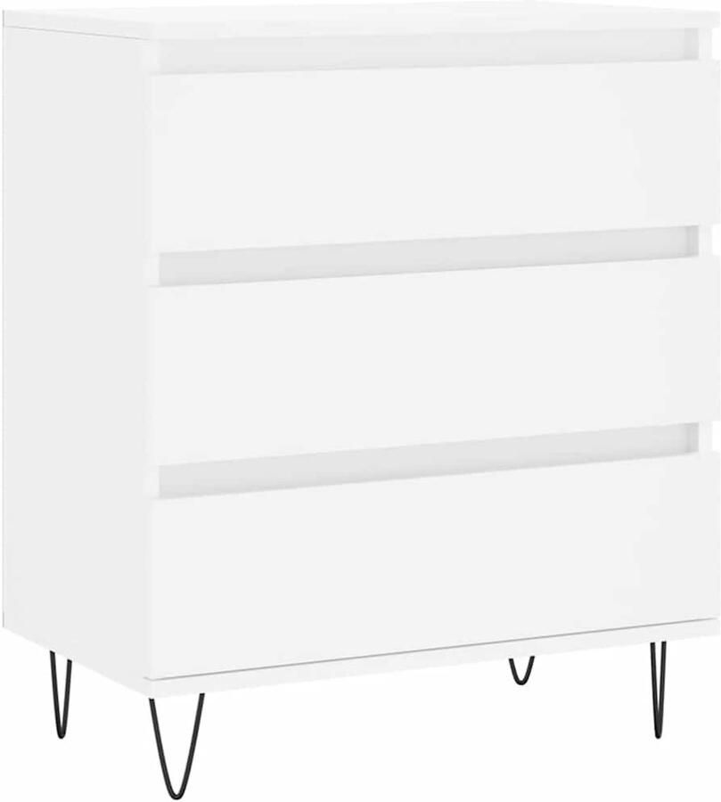 VidaXL -Dressoir-60x35x70-cm-bewerkt-hout-wit - Foto 7