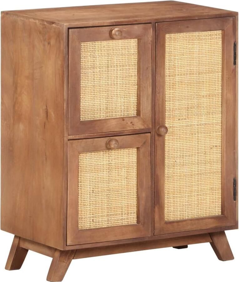 VidaXL -Dressoir-60x35x75-cm-massief-mangohout