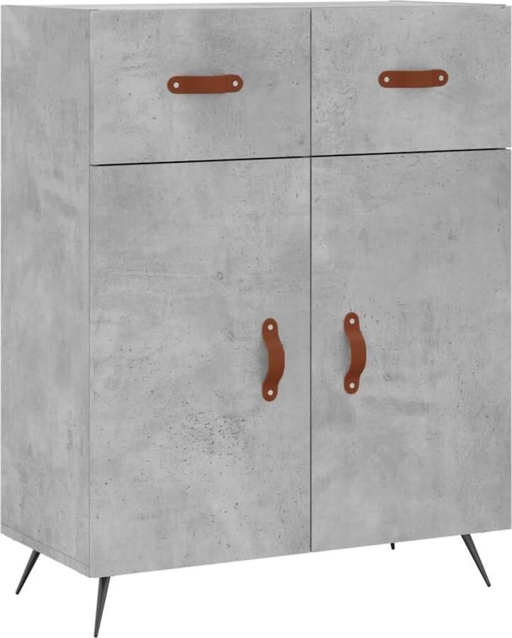 Prolenta Premium INFIORI Dressoir 69 5x34x90 cm bewerkt hout betongrijs - Foto 5