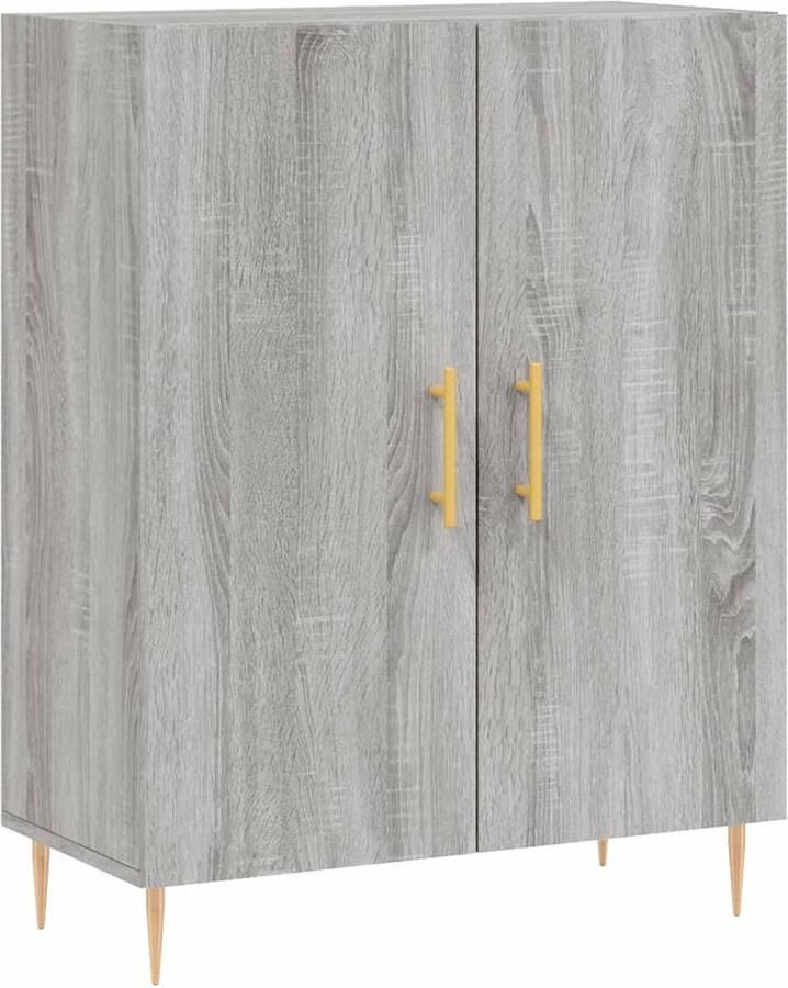 Prolenta Premium INFIORI Dressoir 69 5x34x90 cm bewerkt hout grijs sonoma eikenkleurig - Foto 4