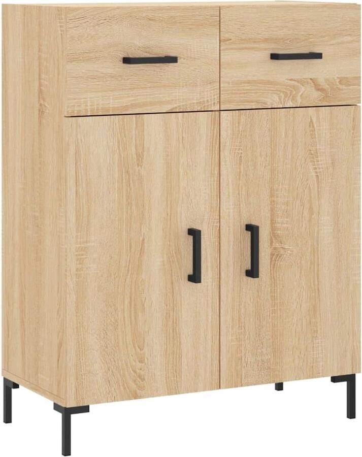 Prolenta Premium INFIORI Dressoir 69 5x34x90 cm bewerkt hout sonoma eikenkleurig - Foto 7