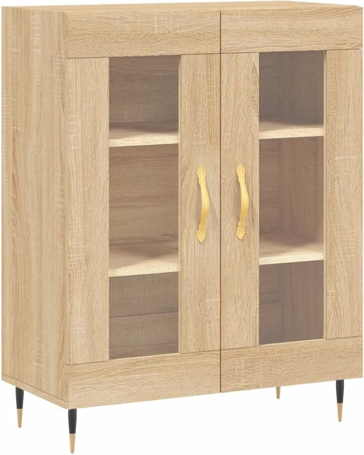 Prolenta Premium INFIORI Dressoir 69 5x34x90 cm bewerkt hout sonoma eikenkleurig - Foto 5