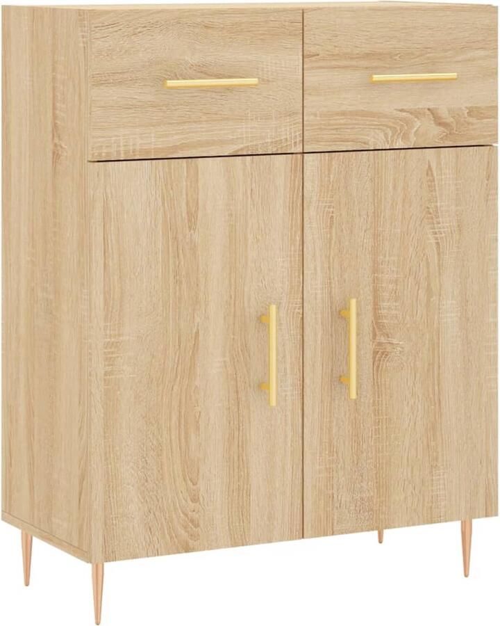 Prolenta Premium INFIORI Dressoir 69 5x34x90 cm bewerkt hout sonoma eikenkleurig - Foto 6