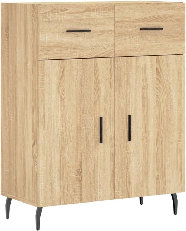 Prolenta Premium INFIORI Dressoir 69 5x34x90 cm bewerkt hout sonoma eikenkleurig - Foto 5