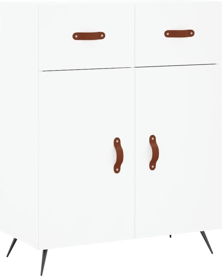 VidaXL -Dressoir-69 5x34x90-cm-bewerkt-hout-wit - Foto 5