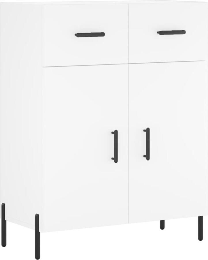 VidaXL -Dressoir-69 5x34x90-cm-bewerkt-hout-wit - Foto 6