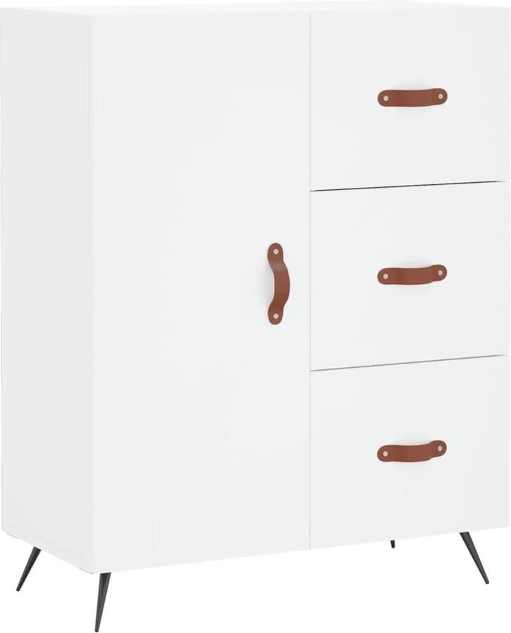 VidaXL -Dressoir-69 5x34x90-cm-bewerkt-hout-wit - Foto 13