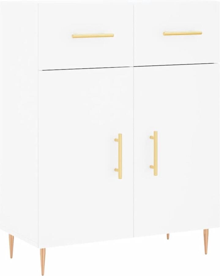VidaXL -Dressoir-69 5x34x90-cm-bewerkt-hout-wit - Foto 7