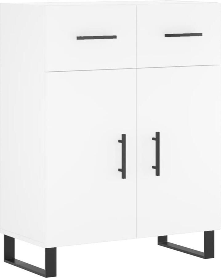 VidaXL -Dressoir-69 5x34x90-cm-bewerkt-hout-wit - Foto 9