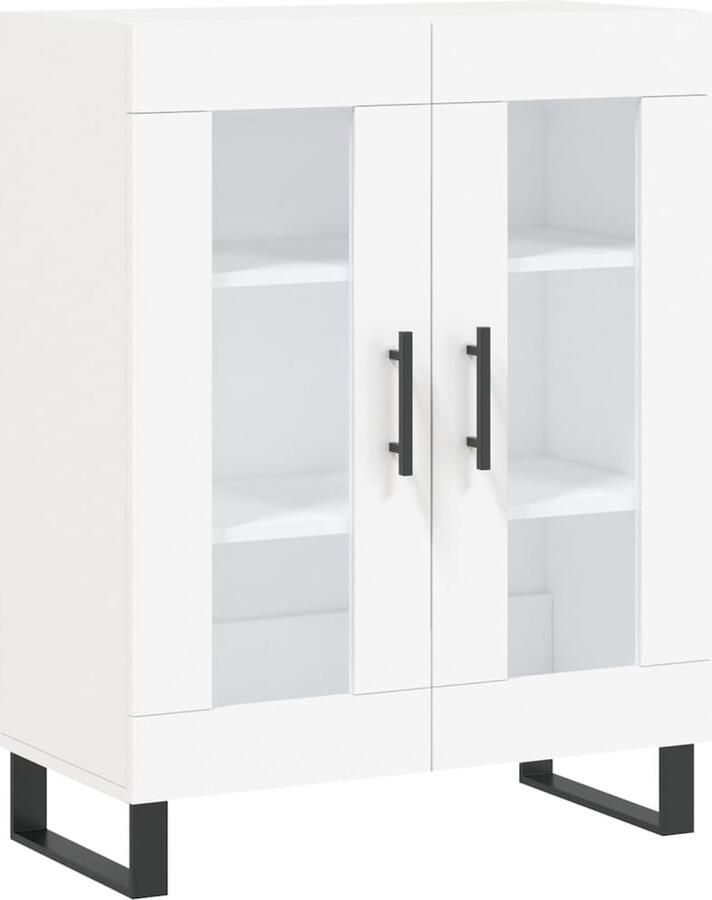 VidaXL -Dressoir-69 5x34x90-cm-bewerkt-hout-wit - Foto 18