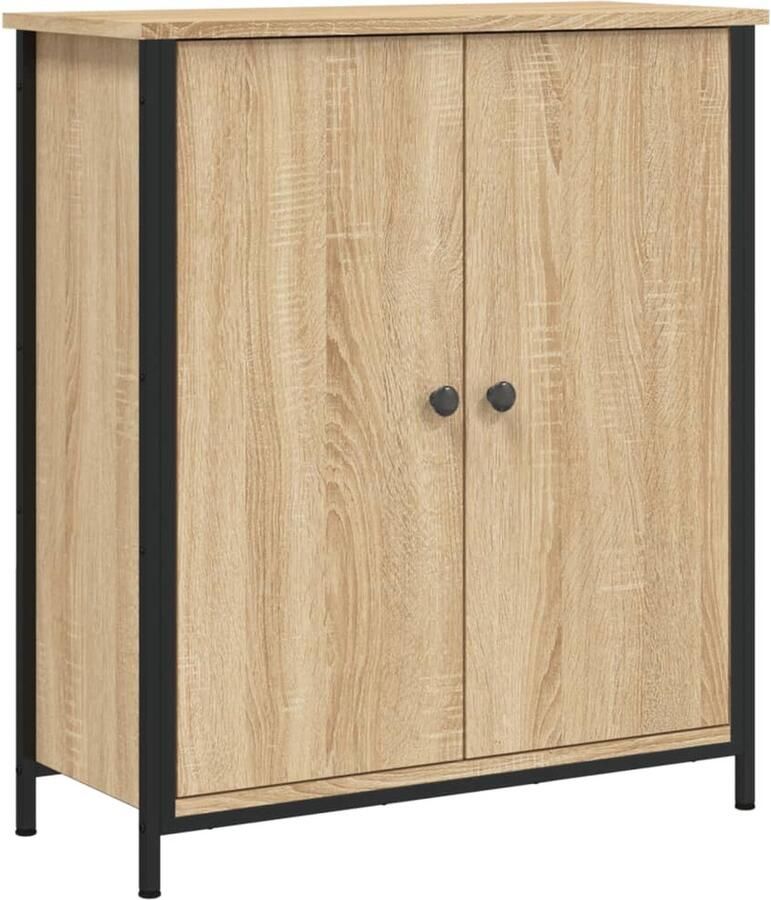 VidaXL -Dressoir-70x30x80-cm-bewerkt-hout-sonoma-eikenkleurig - Foto 10