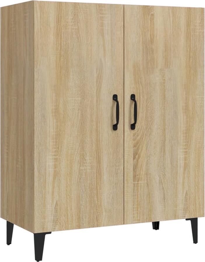 VidaXL Dressoir 70x34x90 cm Sonoma Eiken Dressoir Salontafel Houten Dressoir Houten Kast Opslagoplossing - Foto 3