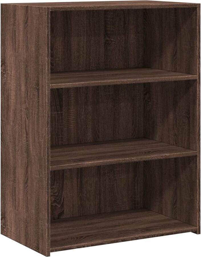 VidaXL Dressoir 70x41x93 cm bewerkt hout bruin eikenkleur