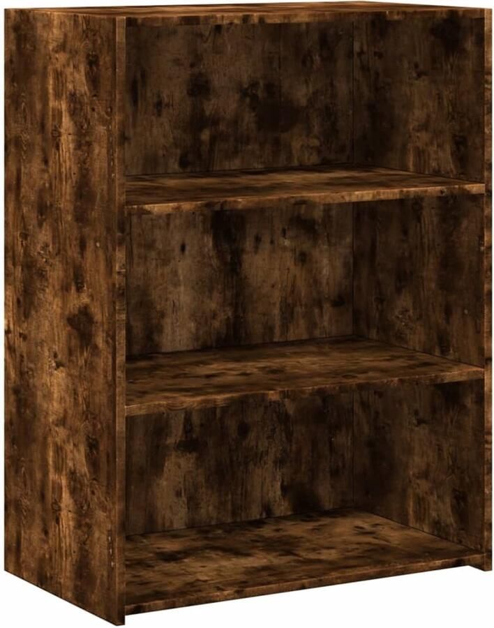 VidaXL Dressoir Gerookt Eiken 70x41x93 cm Dressoir Scandinavisch Design Houten Dressoir Vintage Dressoir Opbergkast