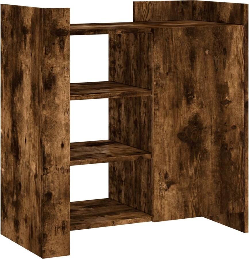 VidaXL Dressoir 73 5x35x75 cm bewerkt hout gerookt eikenkleurig